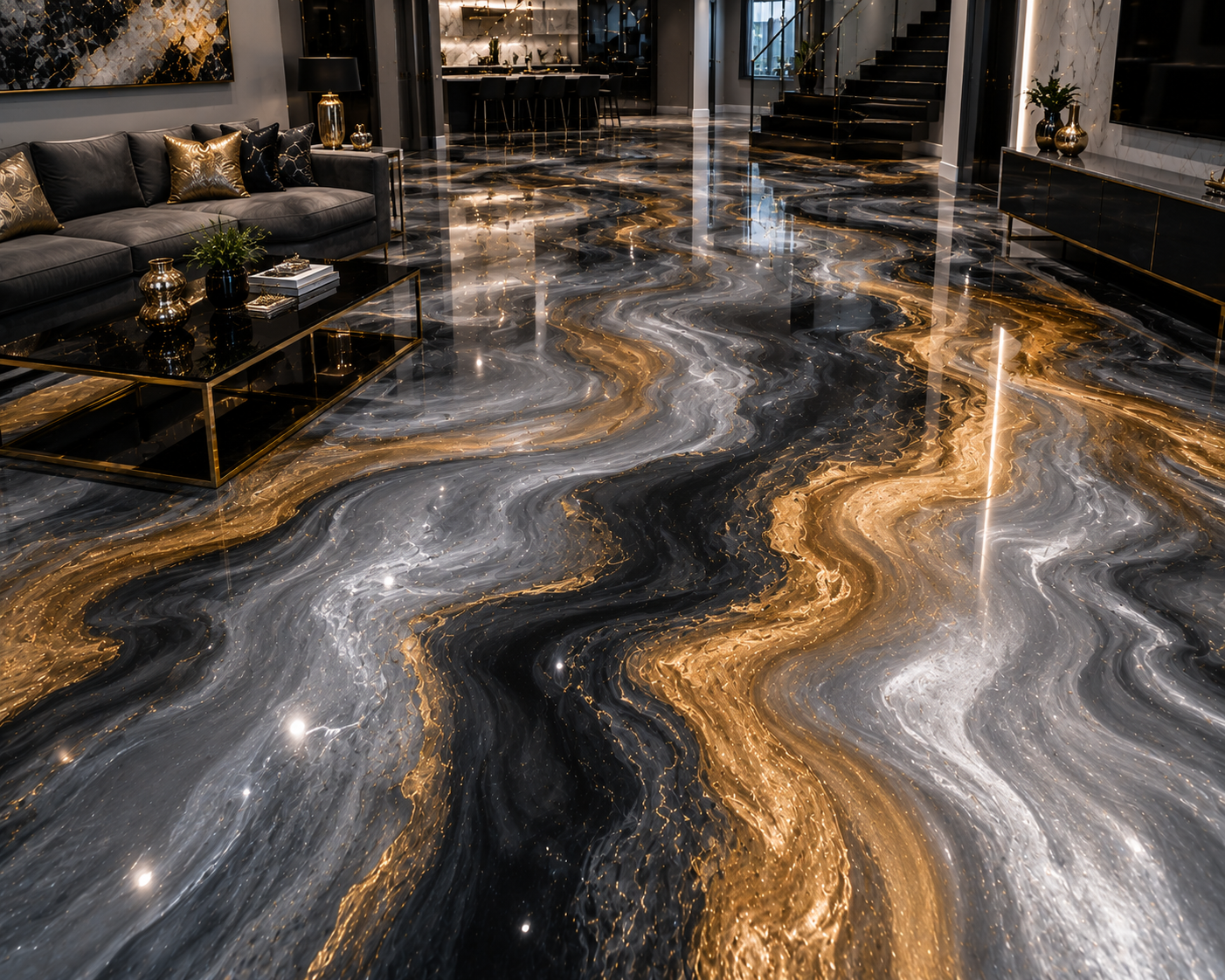 Metallic Epoxy Flooring